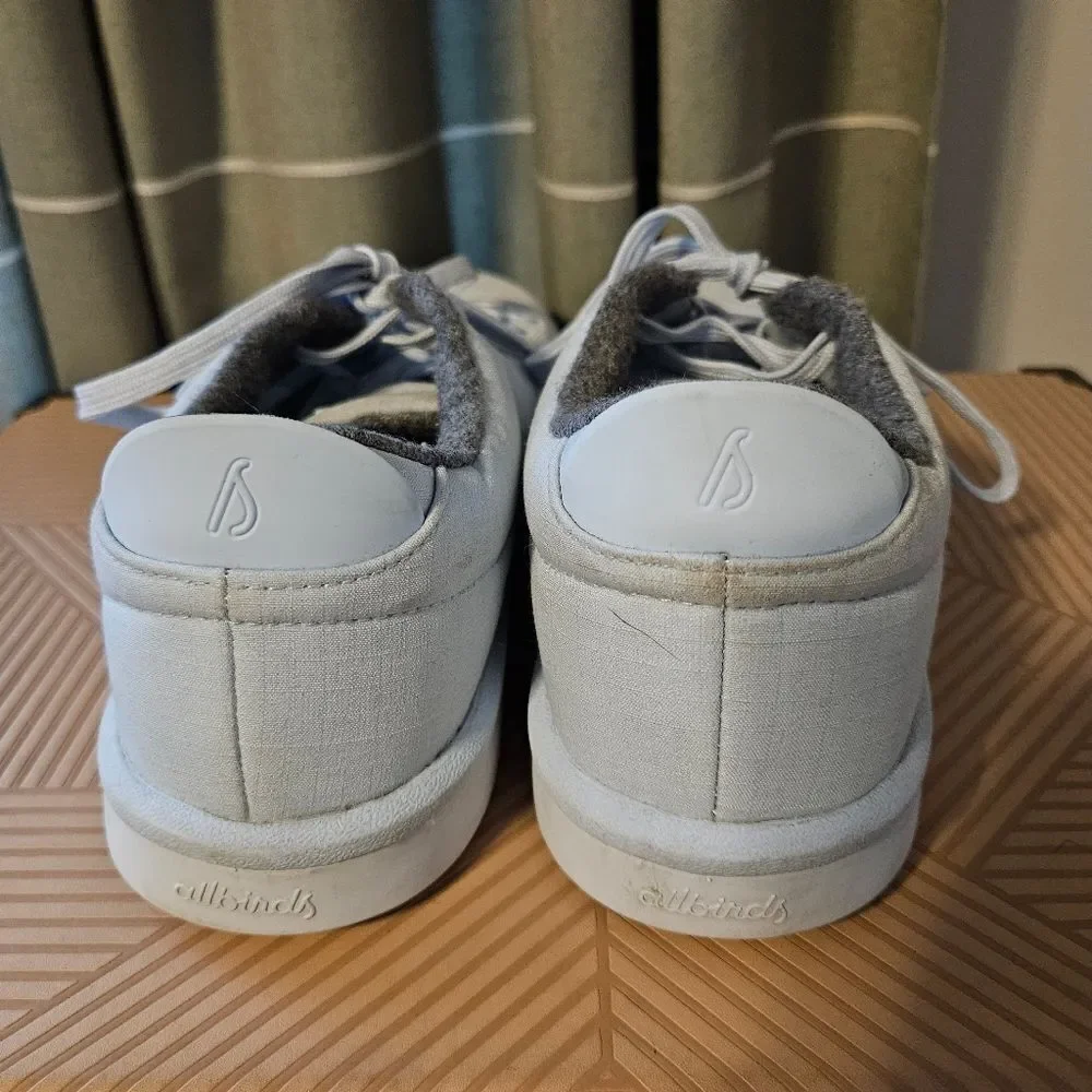 Allbirds Sneakers Wool Piper Woven Blue Hush Clarity Sole Casual Neutral Comfy